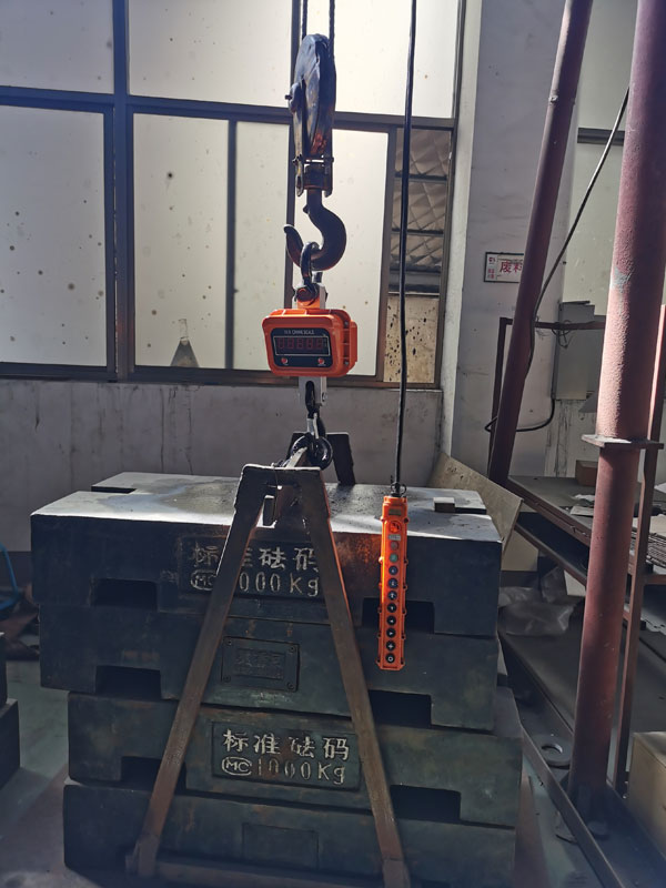 Crane Scale Calibration