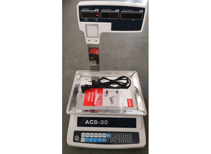 durable 888b price computing scale with pole display 2